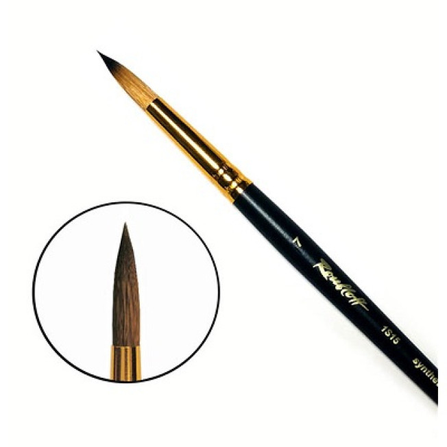 Синтетика под колонок кр. черная №7