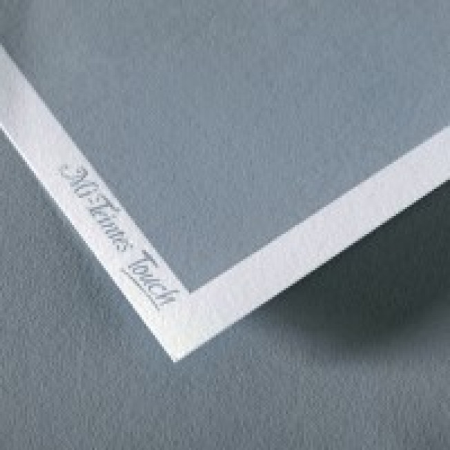Бумага для пастели абразивная Touch 50*65см 355г №490, Синий светлый