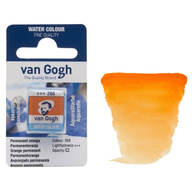 Акварель Van Gogh кювета, 266 Оранжевый устойчивый