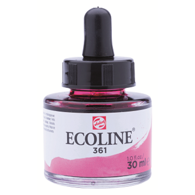 Акварель жидкая "Ecoline" 30мл, №361 Розовый светлый