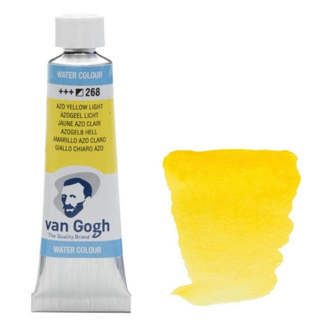 Акварель Van Gogh туба 10мл, № 268 Желтый светлый AZO