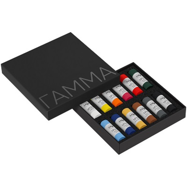 Пастель художественная Гамма 12 цв., картон