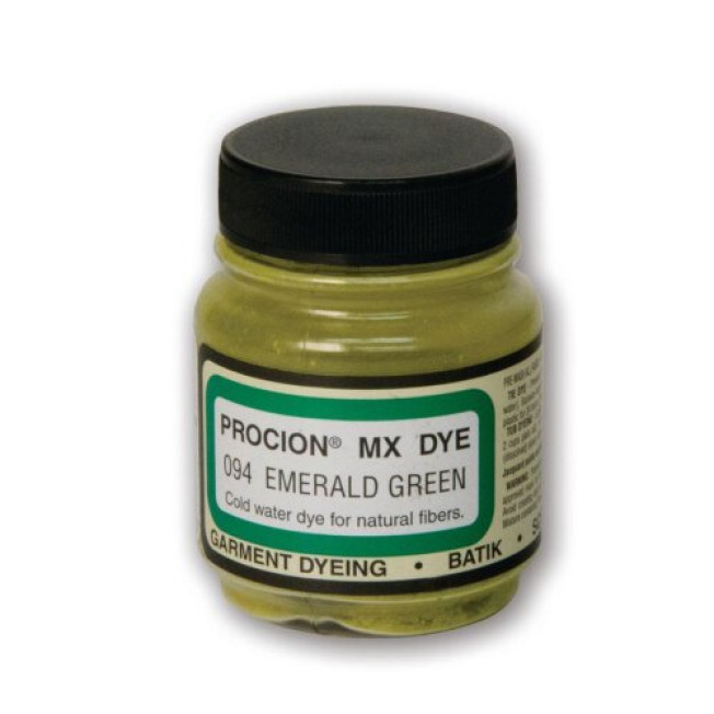 Краситель для ткани порошковый Procion MX Dye 19г, изумрудный