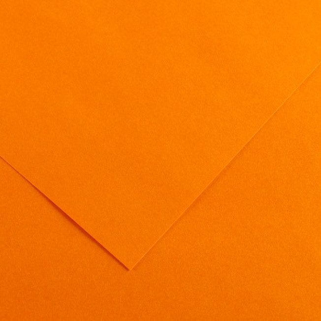 Бумага цветная Iris Vivaldi 50*65см 120г/м, №08 Оранжевый мандарин