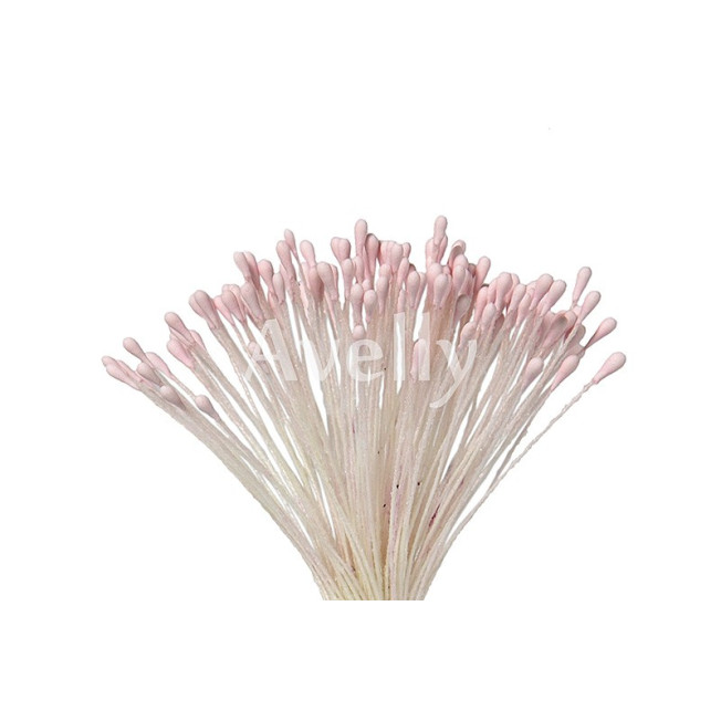 Тычинки матовые бледно-розовые средние 288 шт. Тч57 Avelly