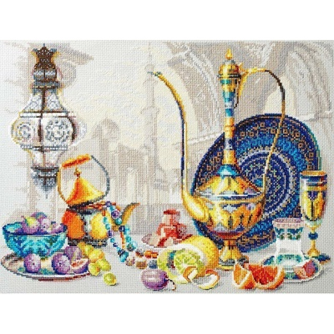 120-301 Набор для вышивания "Яркие краски Марокко" 40*30см Чудесная игла