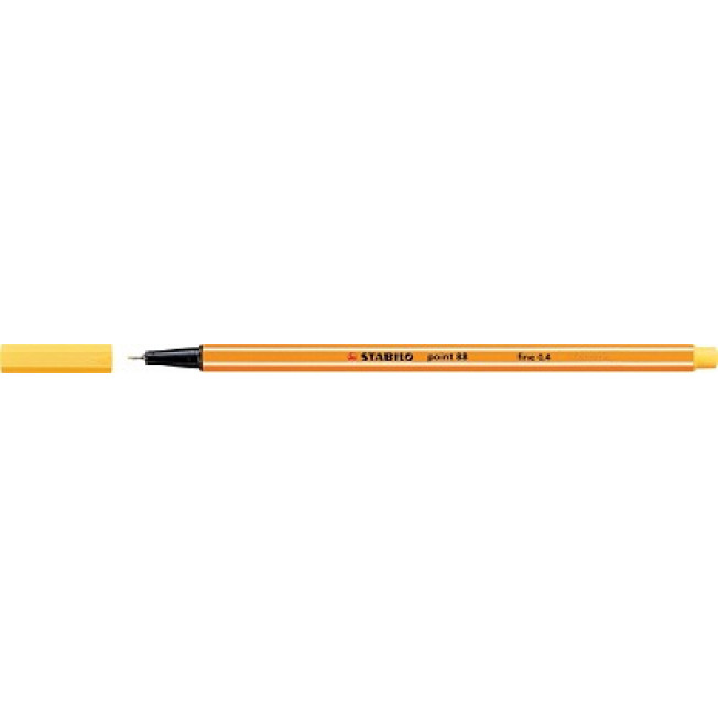 Ручка капиллярная Stabilo, Желтый 88/44