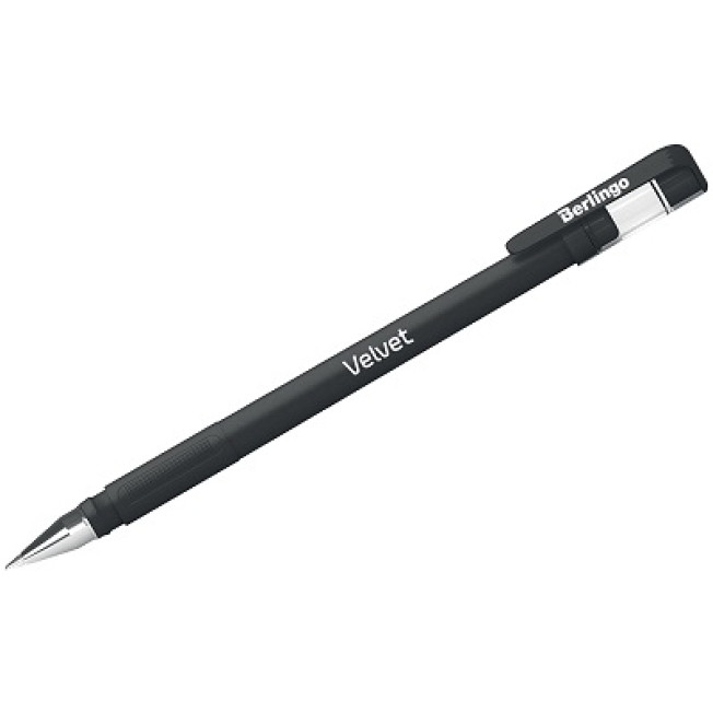 Ручка гелевая Berlingo Velvet черная, 0,5мм CGp_50125