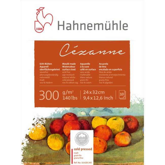 Альбом д/акварели Cezanne 24*32см 300гр 100%хл. ср.з. 10л склейка