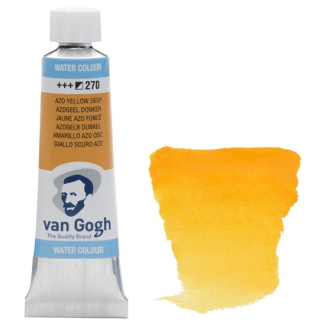 Акварель Van Gogh туба 10мл, № 270 Желтый насыщенный AZO