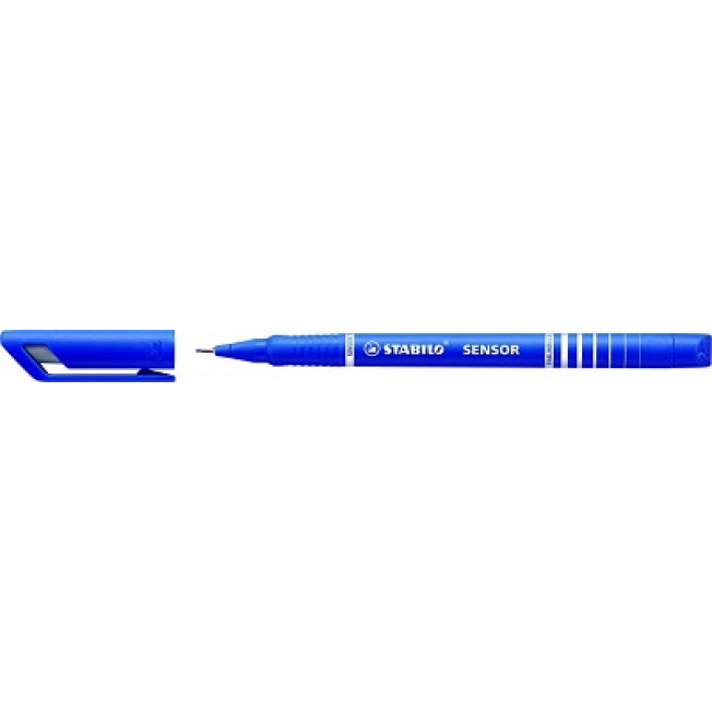 Ручка капиллярная Stabilo Sensor 0,3мм, синяя 189/41