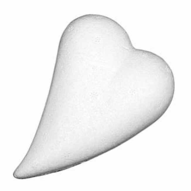 Фигура из пенопласта 33-189-00 сердце-капля 12*8,5см