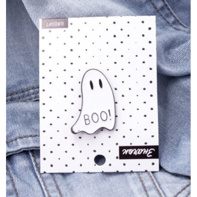 Значок "Boo" металлический