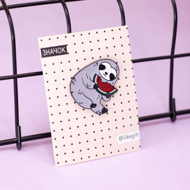 Значок "Sloth" металлический