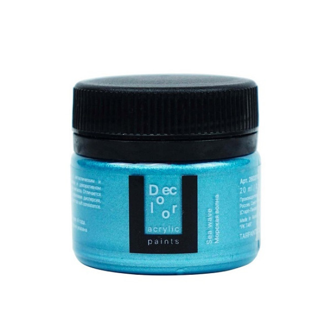 Акрил "Деколор" 20мл, Морская волна, Таир