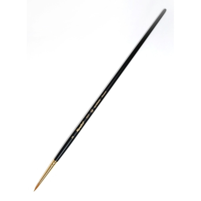 Кисть синтетика кр №3 ROUBLOFF 1317, длинная черная ручка