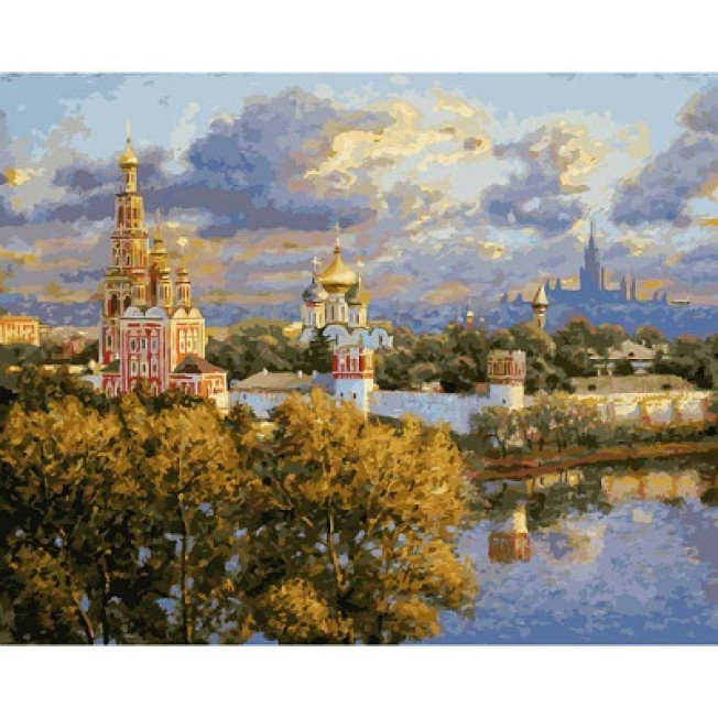 071-AB Живопись/холст 40*50см В последних лучах заката