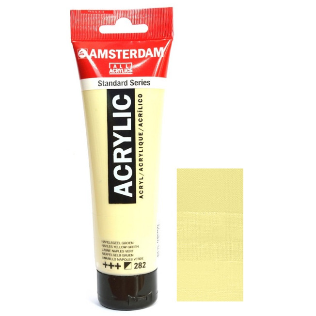 Акрил Amsterdam №282, Желто-зеленый неаполитанский 20мл
