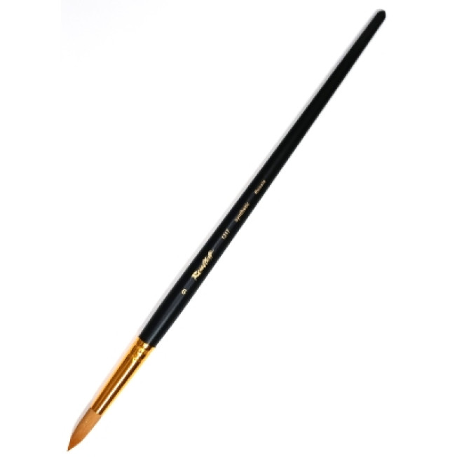 Кисть синтетика кр№10ROUBLOFF 1317, длинная черная ручка