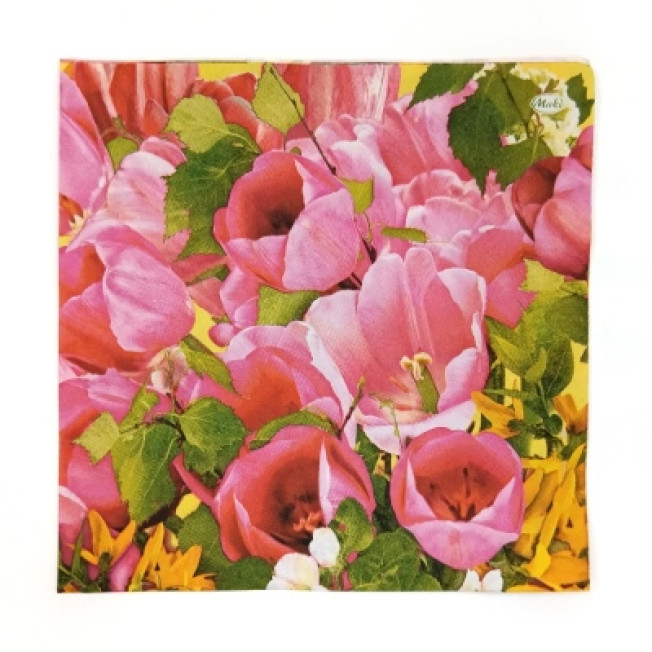 Cалфетки, арт 03001 Весенний букет