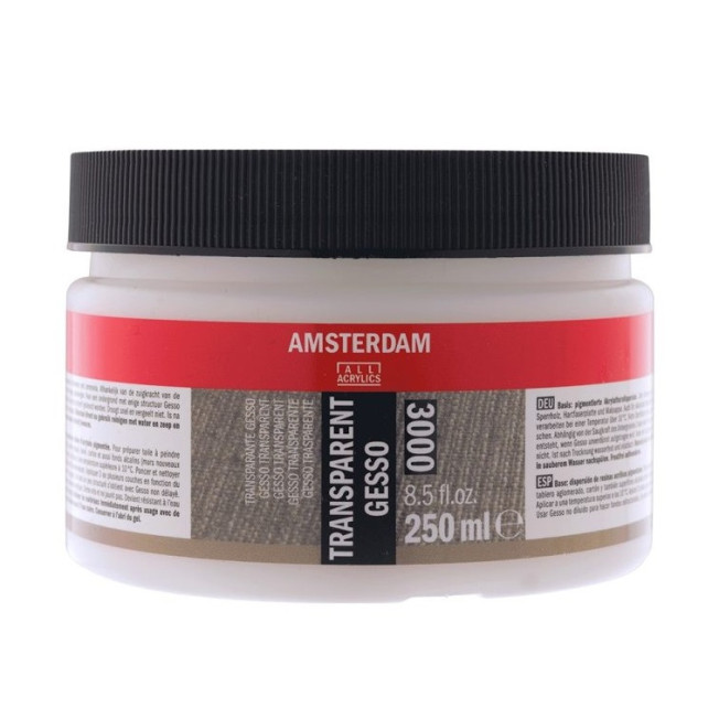 Грунт Gesso прозрачный 250мл Amsterdam