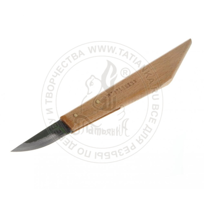 Нож прямой торцевой №14-05 д/резьбы по дереву 00479