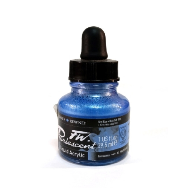 FW ARTISTS Чернила перлам. Небесный голубой 29,5мл