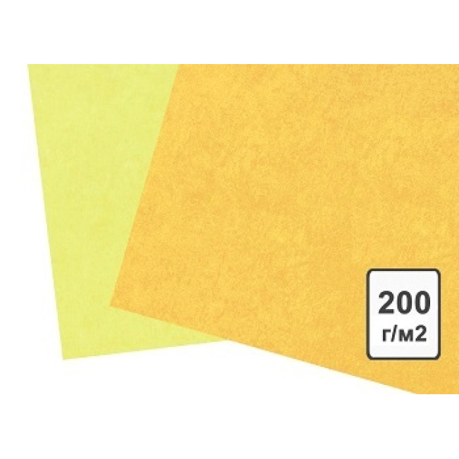 Картон Желтый формат А1 600*840 мм 200 гр/м2 Лилия Холдинг