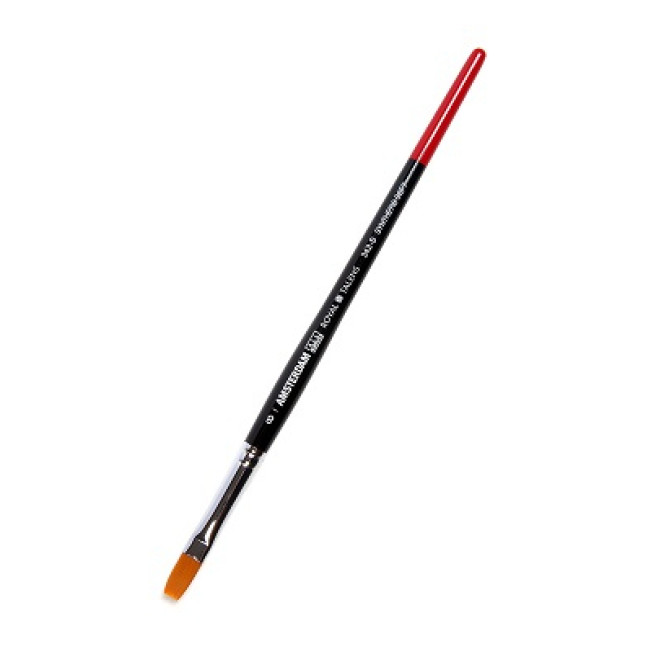 342 Кисть синтетика мягкая пл кор. ручка №8 Amsterdam