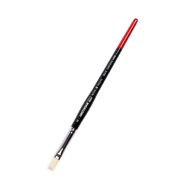 352 Кисть синтетика жесткая пл кор. ручка №8 Amsterdam