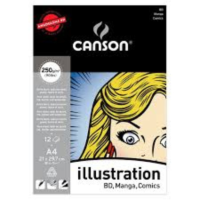 Альбом д/маркера Illustration 250г 12л 21*29,7см склейка