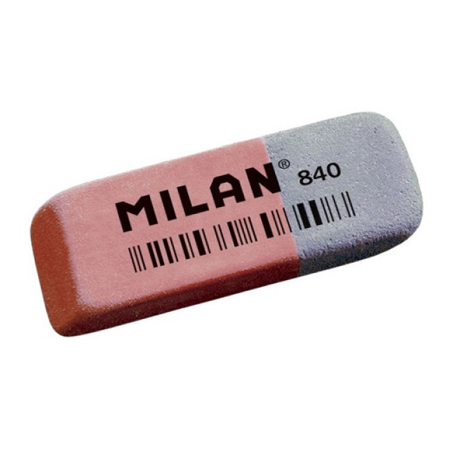 MD840/40 Ластик Milan 5,2*1,9*0,8см комбинир. для чернил и графита