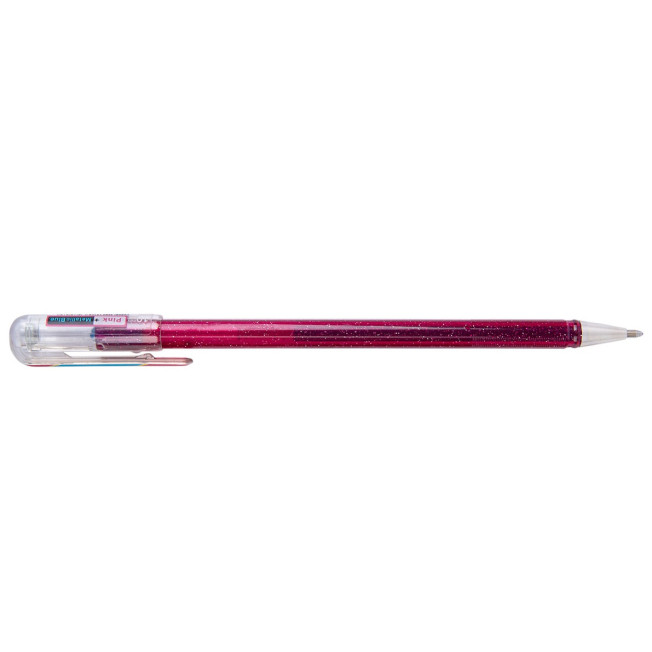 Pentel Ручка гелевая Hybrid Dual Metallic, d 1мм, розовый/зеленый/золото металлик