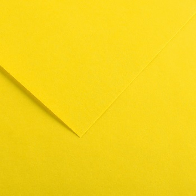 Бумага цветная Iris Vivaldi 50*65см 120г/м, №04 Желтый канареечный