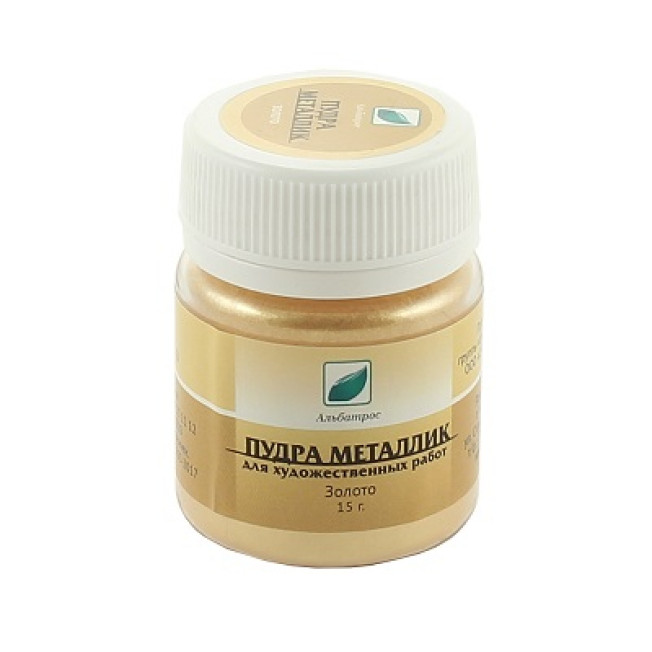 Пудра металлик, Золото 15г