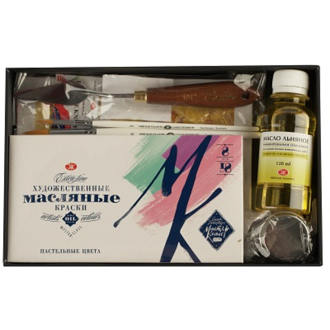 Подарочный набор масляных красок "МК"  12цв*18мл 11412348