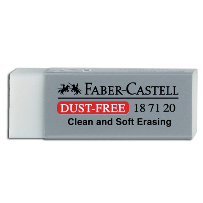 Ластик "DUST-FREE" 62х21,5х11,5 мм  FC187120