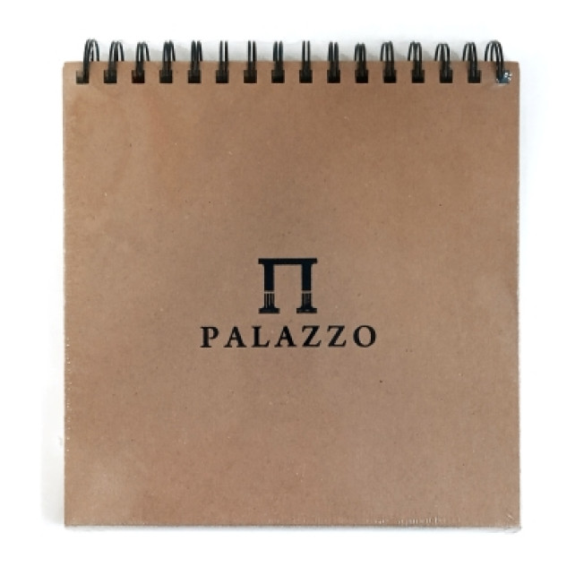 Блокнот "Palazzo" крафт-бумага 207*207мм 60л