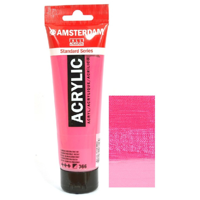 Акрил Amsterdam №366, Розовый квинакридон 20мл