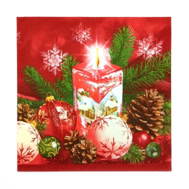 Cалфетки, арт 02701 НГ Свеча