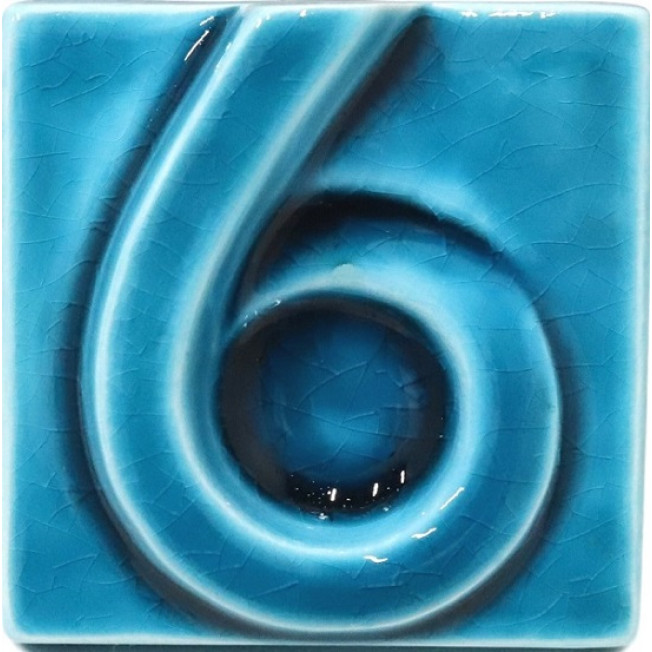 Глазурь S-0109-55 сине-зеленый кракле 0,2кг 950-1100С